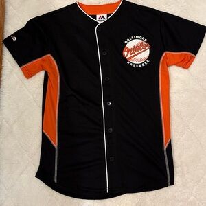 Majestic Adam Jones #10 Baltimore Orioles Jersey Youth